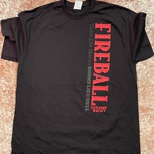 Unisex Fireball Whiskey Brand Official T-Shirt